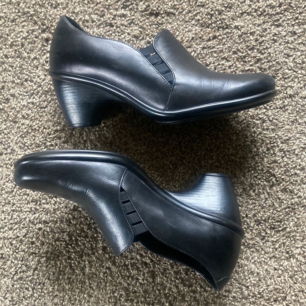 Dansko Heeled Leather Clog